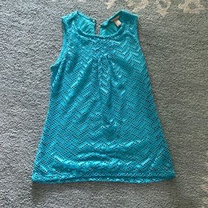 Cute eyelet tank, size small